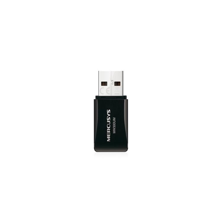 Mercusys - MW300UM adaptador y tarjeta de red USB 300 Mbit/s