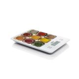 Laica - KS1040 báscula de cocina Multicolor, Blanco Encimera Rectángulo Báscula electrónica de cocina