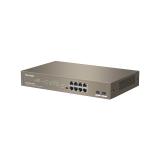 IP-COM Networks - G1110P-8-150W switch Gigabit Ethernet (10/100/1000) Energía sobre Ethernet (PoE) 1U Gris