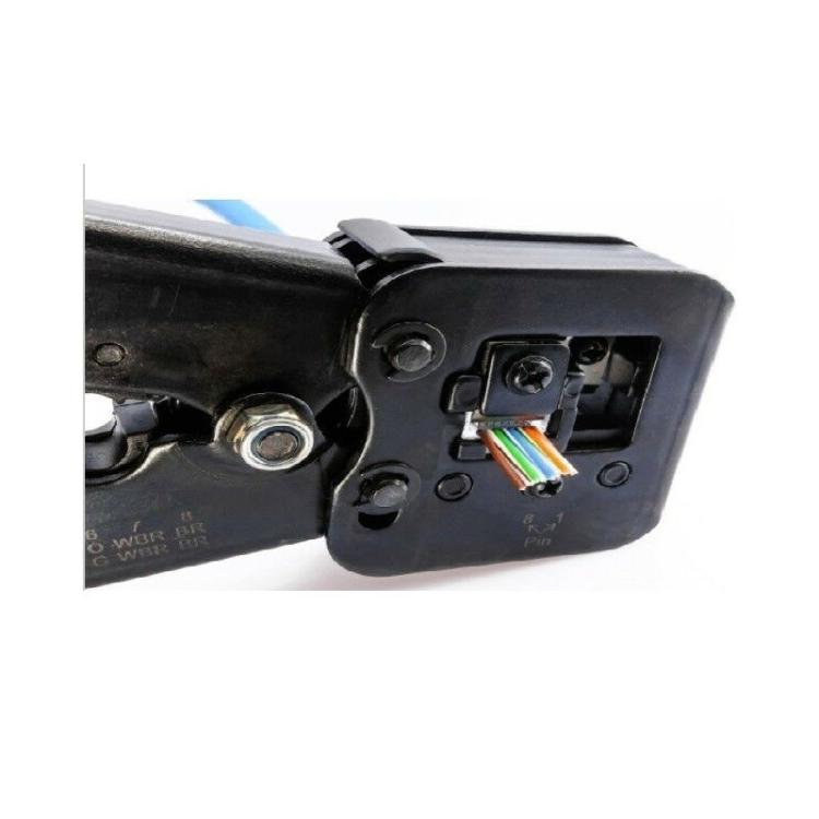 Lanberg - NT-0204 crimpadora Herramienta para prensar Negro, Azul