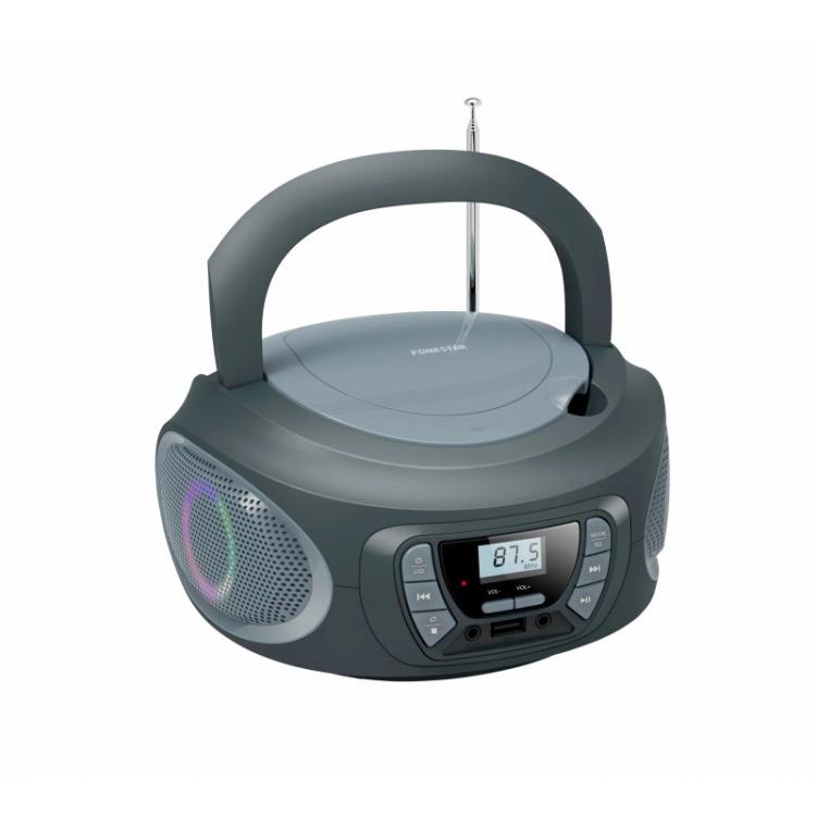 Fonestar - BOOM-ONE-G reproductor de CD Reproductor de CD portátil Gris