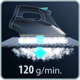 Rowenta - DX1635 Plancha a vapor Suela de acero inoxidable 2400 W Marrón