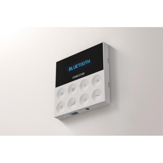 Fonestar - KS-WALL-4 sistema de audio para el hogar Minicadena de música para uso doméstico 50 W Negro, Gris, Blanco