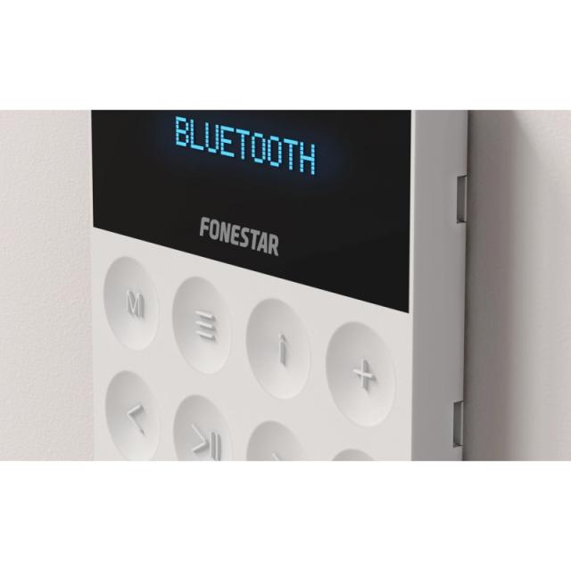 Fonestar - KS-WALL-4 sistema de audio para el hogar Minicadena de música para uso doméstico 50 W Negro, Gris, Blanco