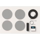 Fonestar - KS-WALL-4 sistema de audio para el hogar Minicadena de música para uso doméstico 50 W Negro, Gris, Blanco