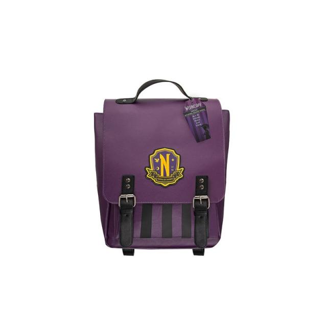 Cinereplicas - MOCHILA NEVERMORE ACADEMY MORADO CINEREPLICAS CR2482