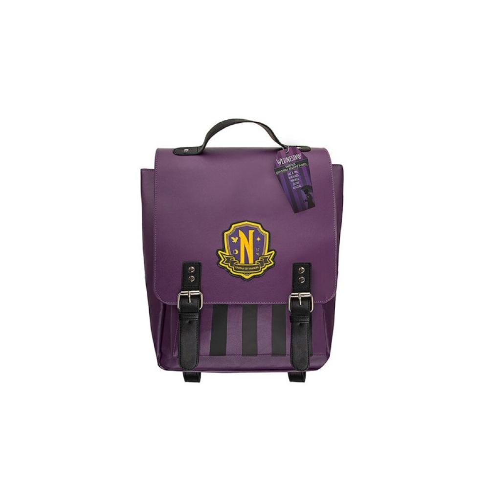 Cinereplicas - MOCHILA NEVERMORE ACADEMY MORADO CINEREPLICAS CR2482