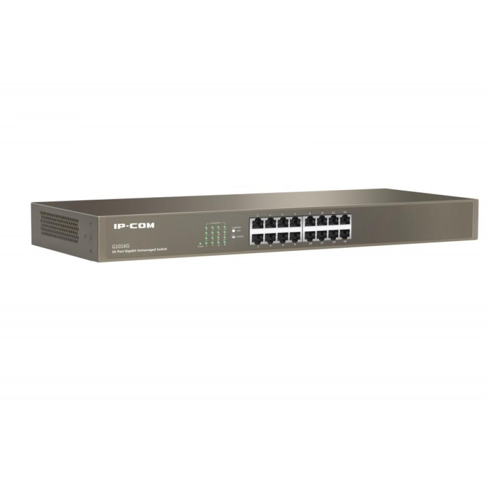 IP-COM Networks - G1016G switch No administrado L2 Gigabit Ethernet (10/100/1000) 1U Bronce