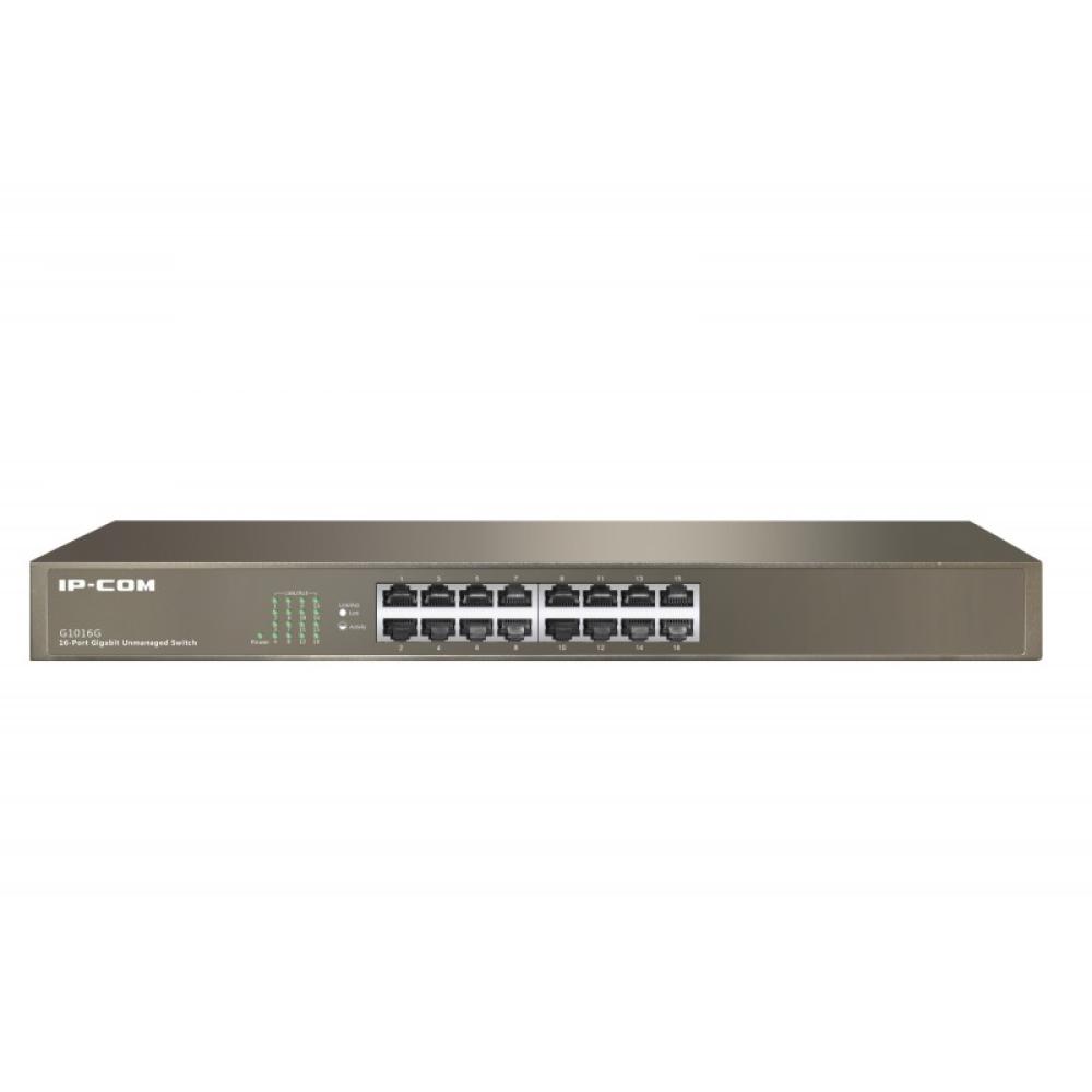 IP-COM Networks - G1016G switch No administrado L2 Gigabit Ethernet (10/100/1000) 1U Bronce