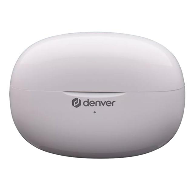 Denver - TWE-49ENC auricular y casco Auriculares True Wireless Stereo (TWS) Dentro de oído Llamadas/Música Bluetooth Blanco