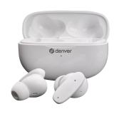 Denver - TWE-49ENC auricular y casco Auriculares True Wireless Stereo (TWS) Dentro de oído Llamadas/Música Bluetooth Blanco