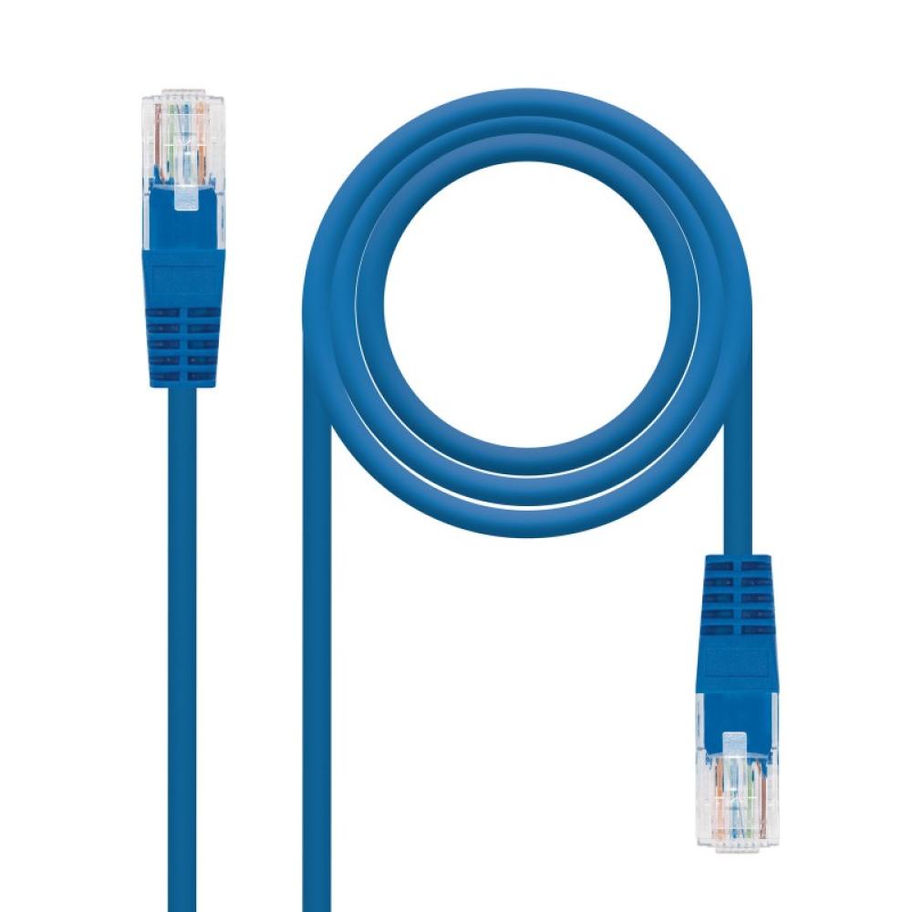 Nanocable - 10.20.0401-BL cable de red Azul 1 m Cat6e U/UTP (UTP)