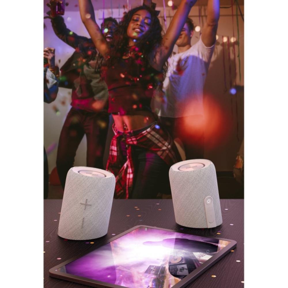 Hama - Twin 3.0 Altavoz portátil estéreo Blanco 30 W