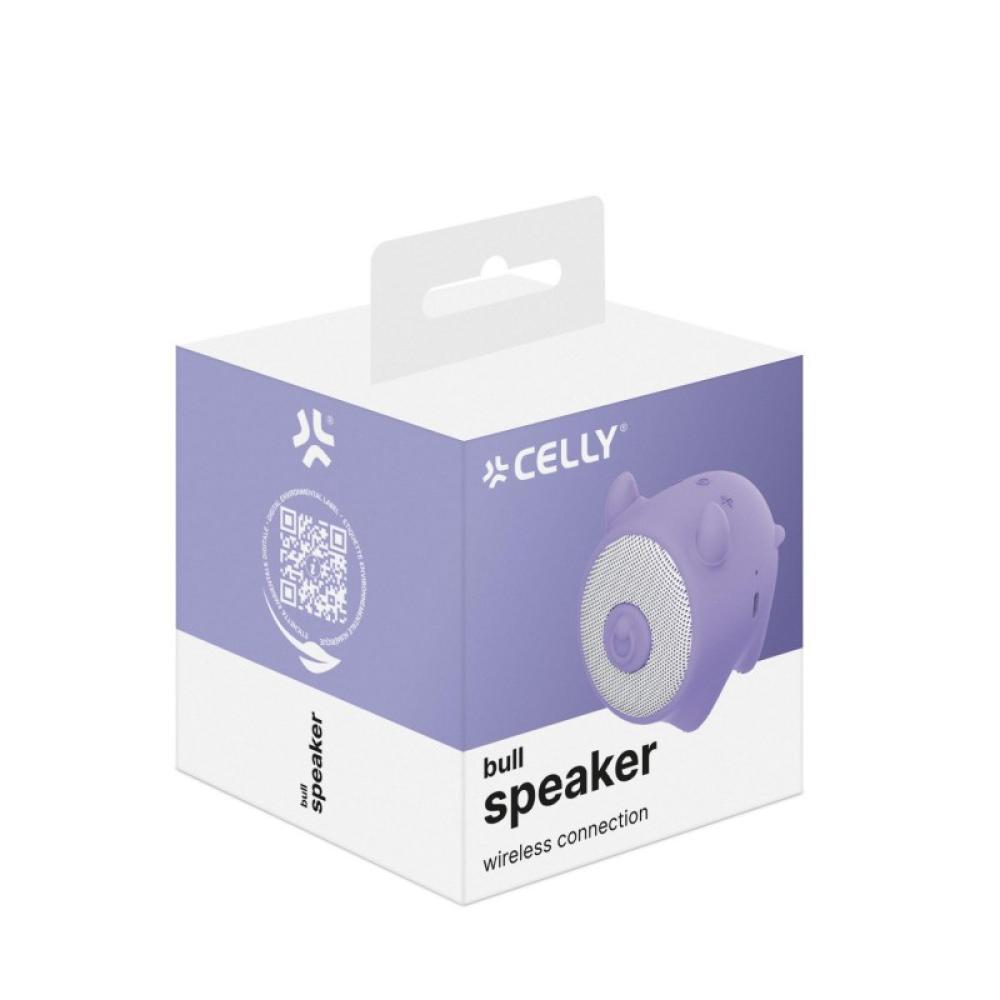 Celly - WSBULL altavoz portátil o de fiesta Altavoz para fiestas Violeta 3 W