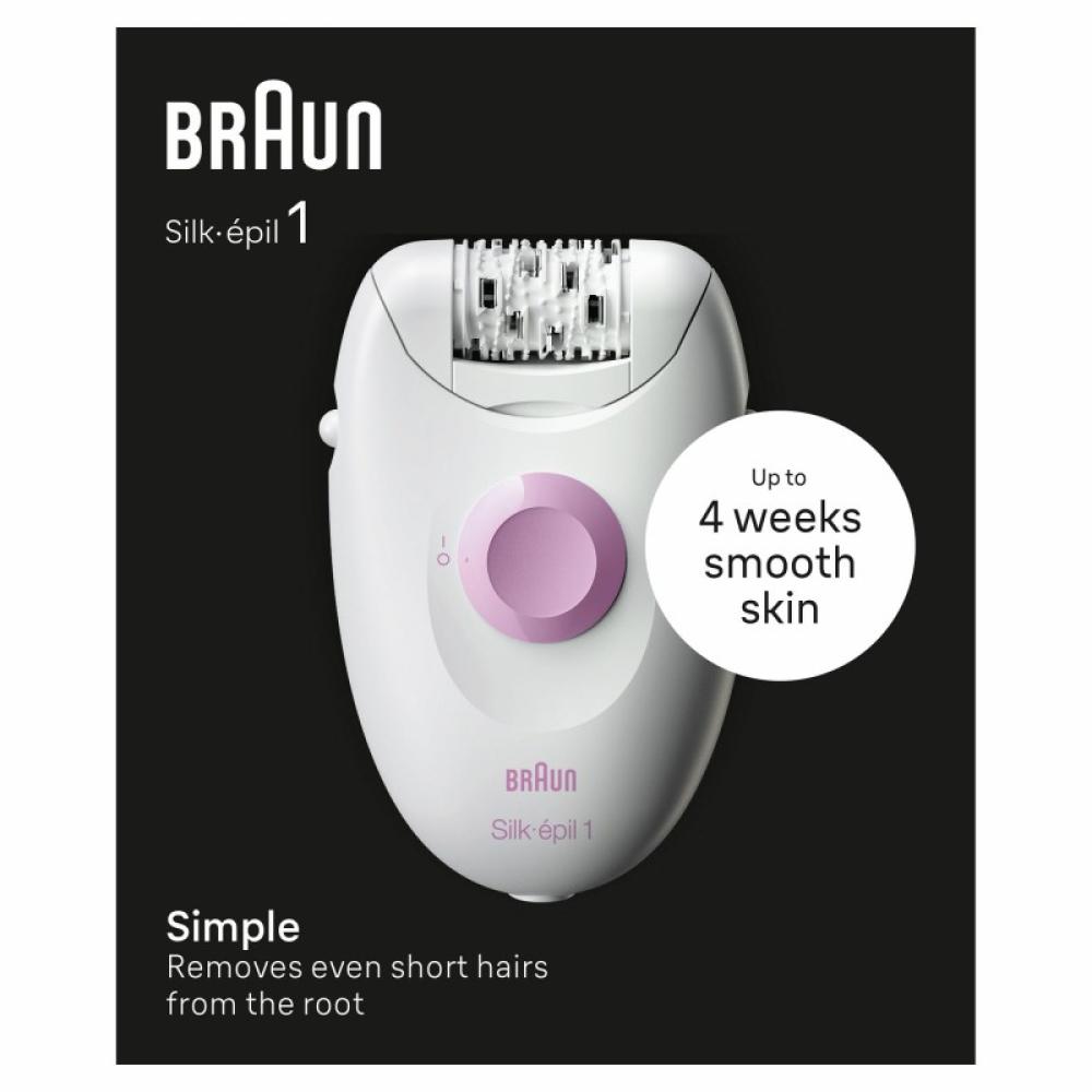 Braun - Silk-épil 1 1-000 20 pinzas Rosa, Blanco