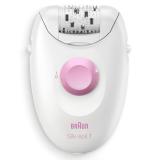 Braun - Silk-épil 1 1-000 20 pinzas Rosa, Blanco