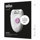 Braun - Silk-épil 1 1-000 20 pinzas Rosa, Blanco