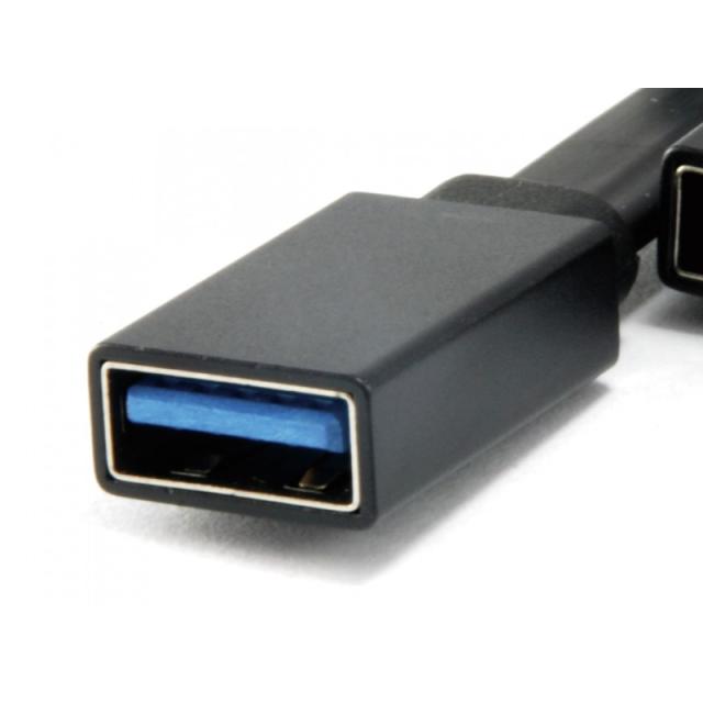 Conceptronic - HUBBIES01B hub de interfaz USB 3.2 Gen 2 (3.1 Gen 2) Type-C 5000 Mbit/s Negro