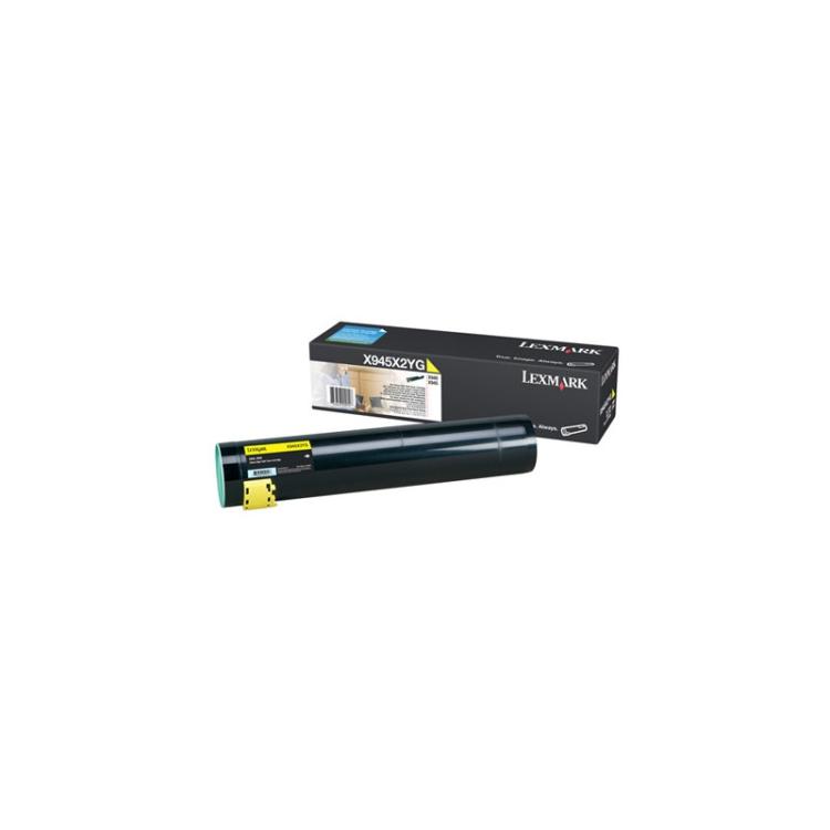 Lexmark - X940e, X945e Yellow High Yield Toner Cartridge Original Amarillo