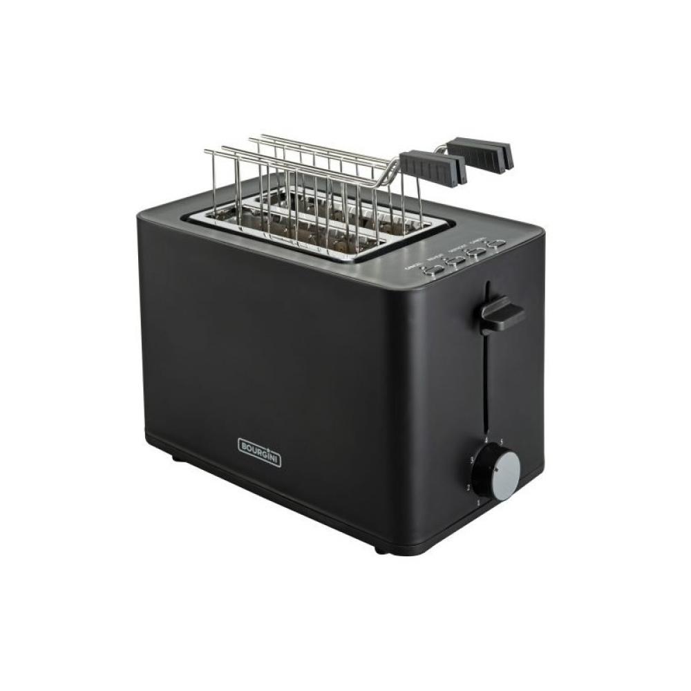 Bourgini - 14.0402.00.00 tostadora 5 2 rebanada(s) 850 W Negro