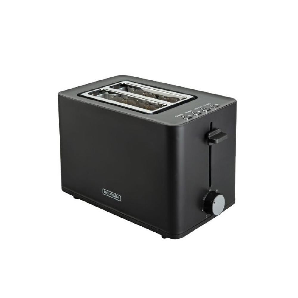 Bourgini - 14.0402.00.00 tostadora 5 2 rebanada(s) 850 W Negro