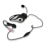 Ewent - EW3562 auricular y casco Auriculares Alámbrico Diadema Llamadas/Música Negro, Plata