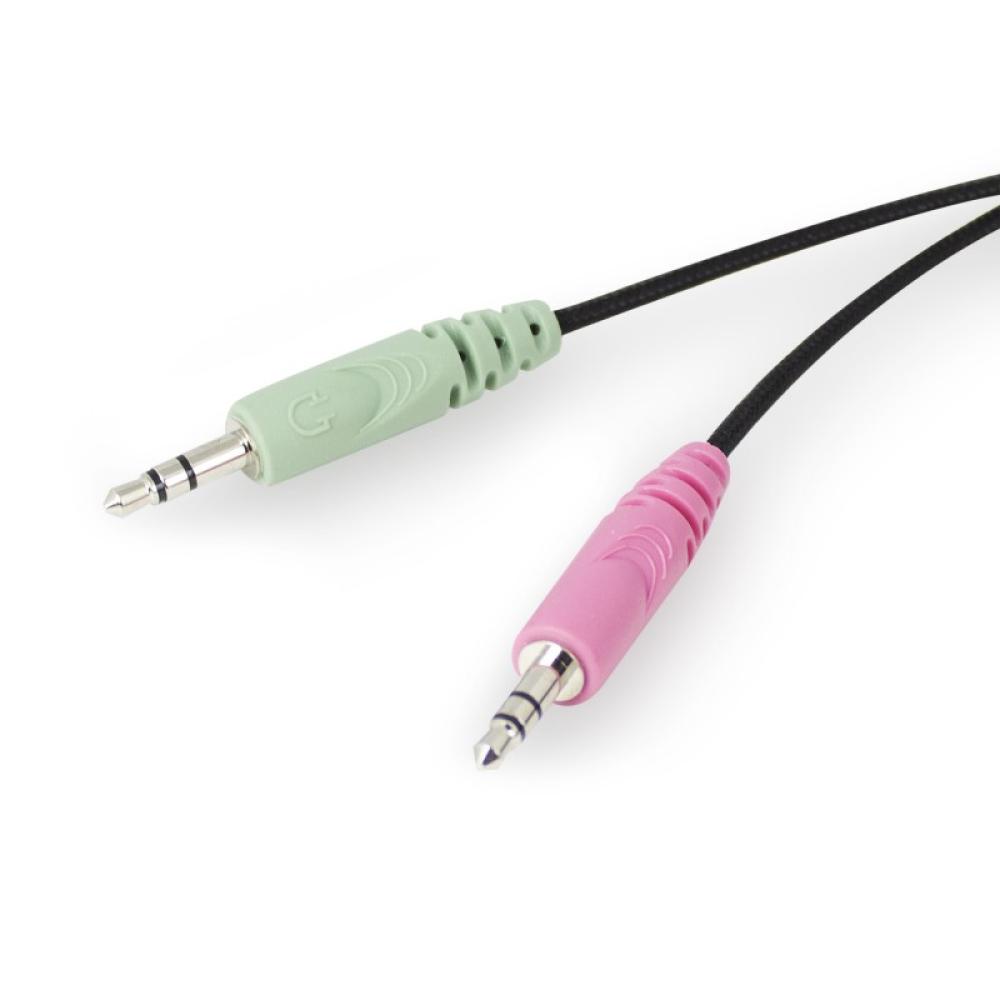 Ewent - EW3562 auricular y casco Auriculares Alámbrico Diadema Llamadas/Música Negro, Plata