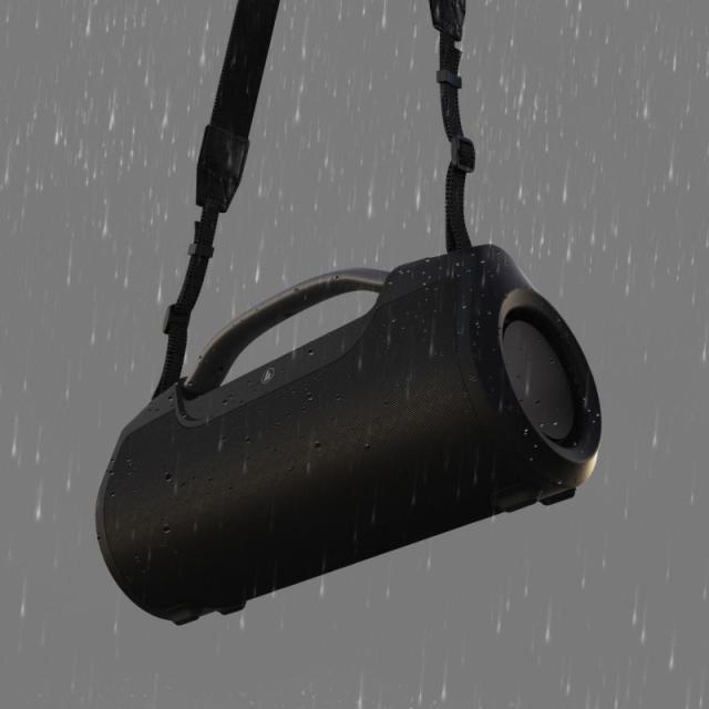 Hama - SoundBarrel Altavoz portátil estéreo Negro 60 W