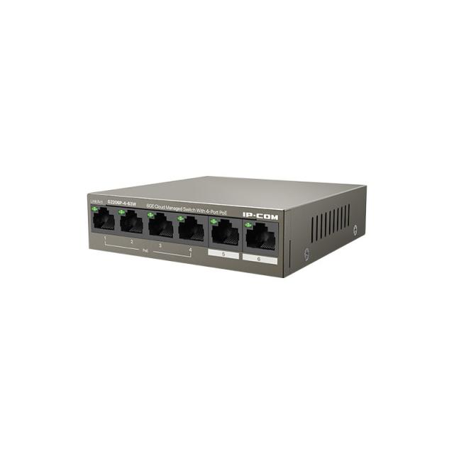 IP-COM Networks - G2206P-4-63W switch Gestionado Gigabit Ethernet (10/100/1000) Energía sobre Ethernet (PoE)