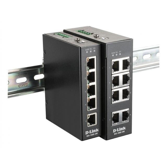 D-Link - DIS-100E-5W switch No administrado L2 Fast Ethernet (10/100) Negro