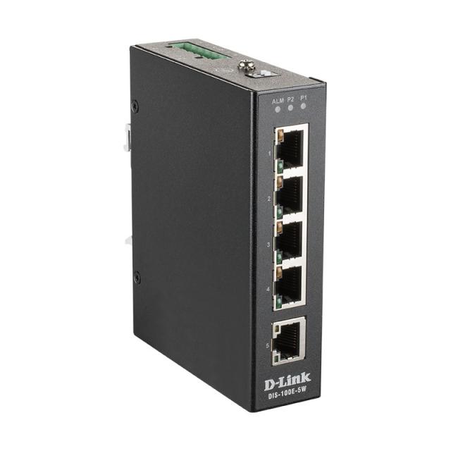 D-Link - DIS-100E-5W switch No administrado L2 Fast Ethernet (10/100) Negro
