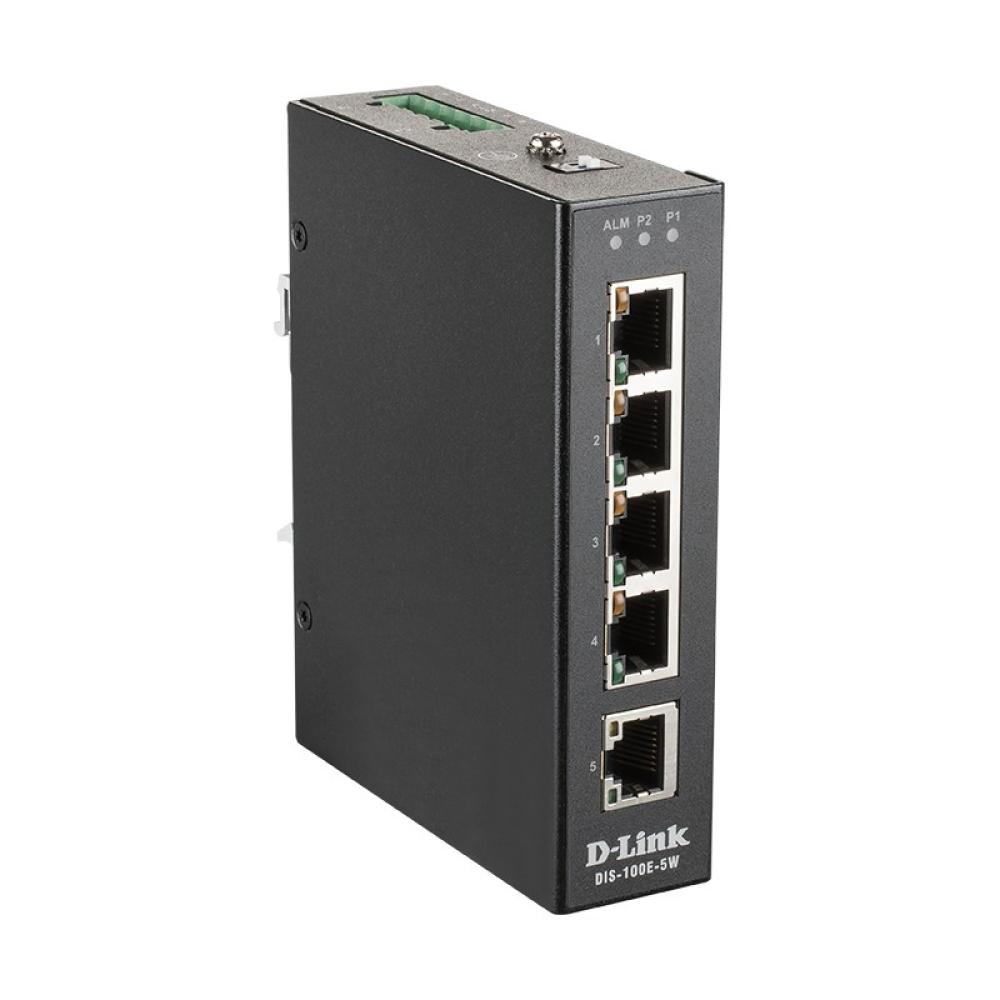 D-Link - DIS-100E-5W switch No administrado L2 Fast Ethernet (10/100) Negro