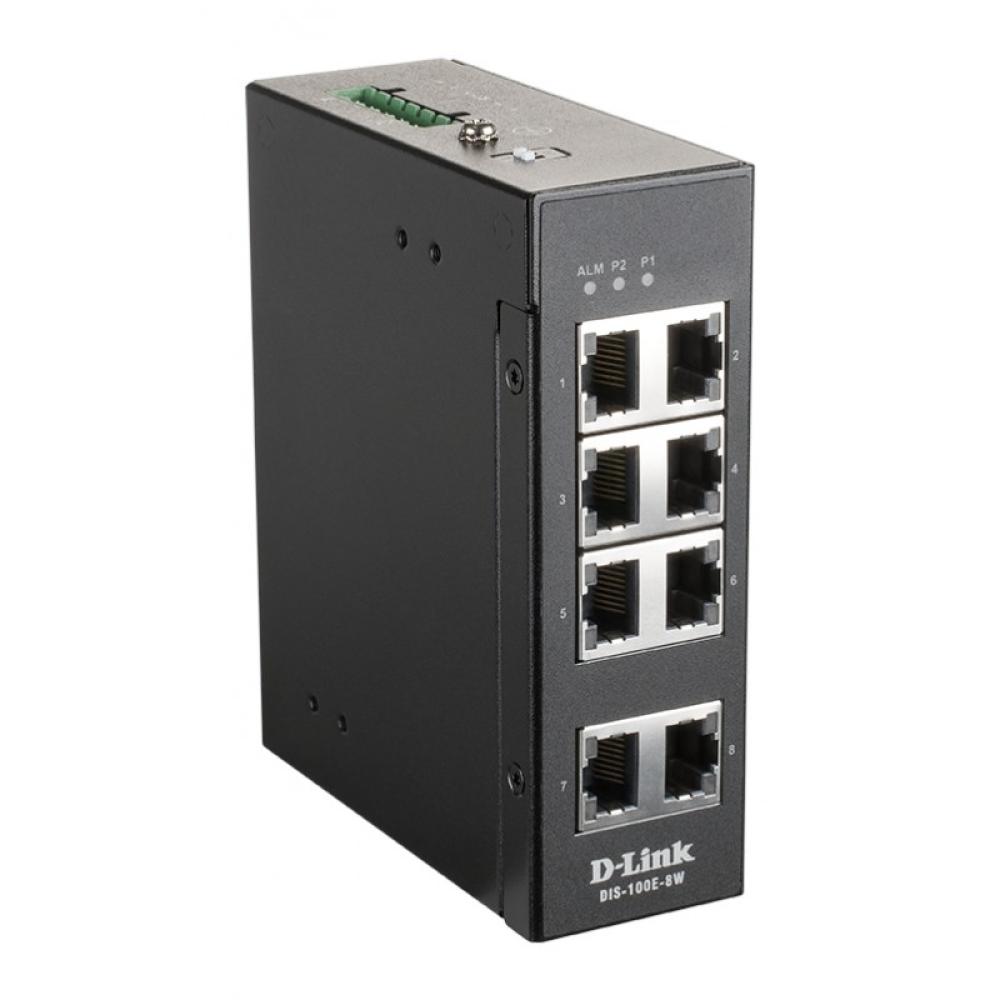 D-Link - DIS-100E-8W switch No administrado L2 Fast Ethernet (10/100) Negro