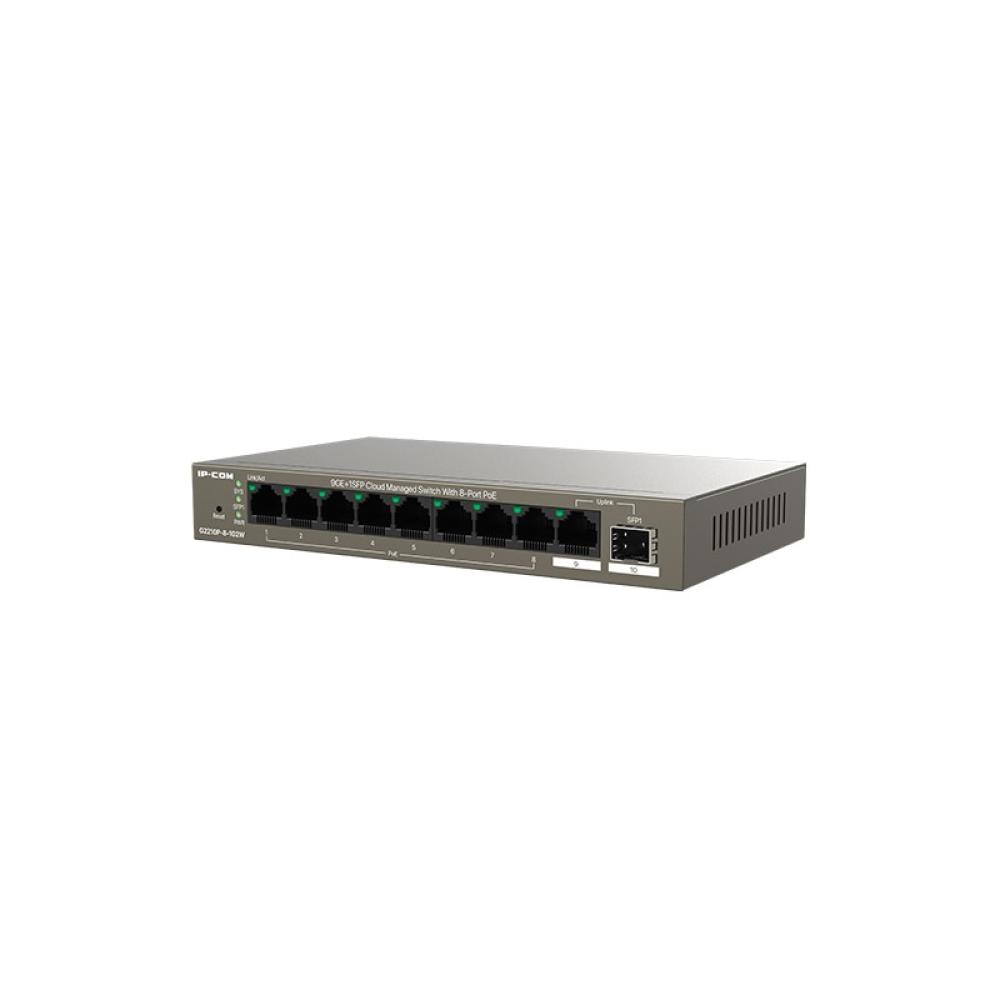 IP-COM Networks - G2210P-8-102W switch Gestionado Gigabit Ethernet (10/100/1000) Energía sobre Ethernet (PoE)