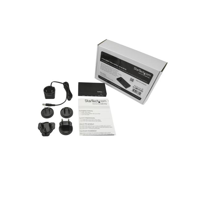 StarTech.com - Splitter HDMI de 2 Puertos - 60Hz