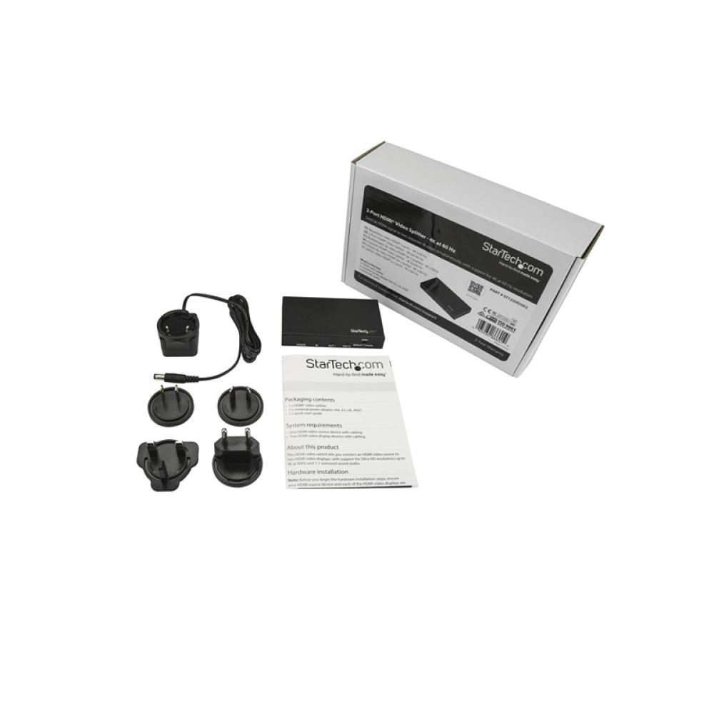 StarTech.com - Splitter HDMI de 2 Puertos - 60Hz