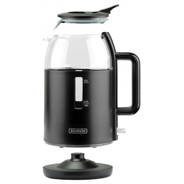 Bourgini - 23.6010.00.00 tetera eléctrica 1,5 L Negro