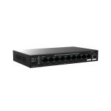 IP-COM Networks - G1110PF-8-120W switch No administrado Gigabit Ethernet (10/100/1000) Energía sobre Ethernet (PoE) Negro