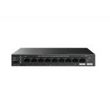 IP-COM Networks - G1110PF-8-120W switch No administrado Gigabit Ethernet (10/100/1000) Energía sobre Ethernet (PoE) Negro