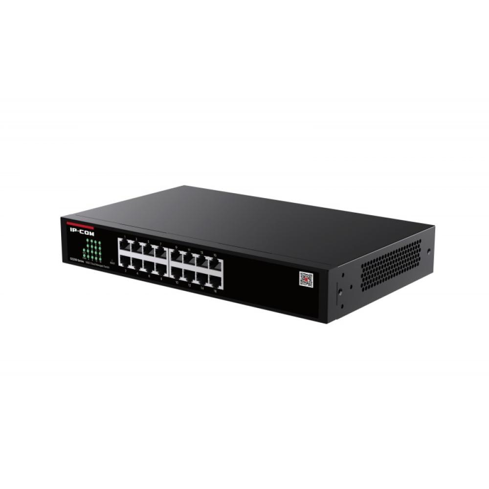 IP-COM Networks - G2216D switch Gestionado Gigabit Ethernet (10/100/1000) Negro