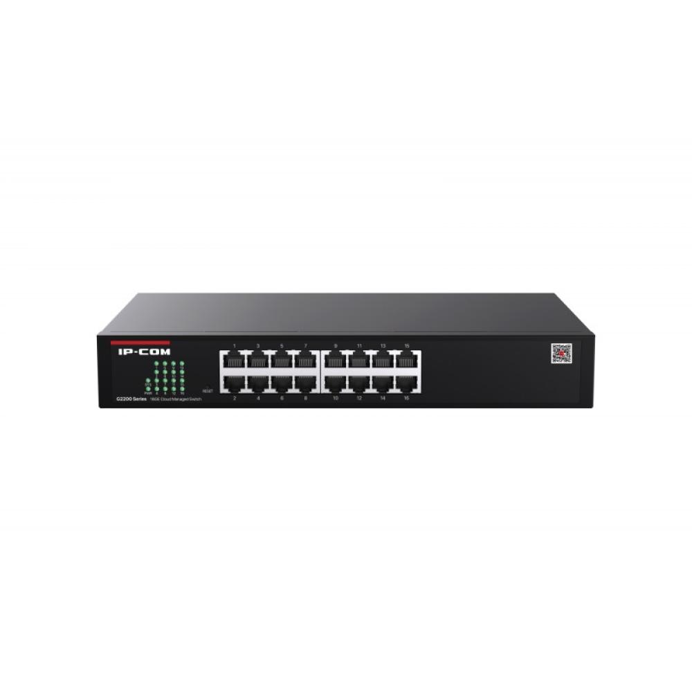 IP-COM Networks - G2216D switch Gestionado Gigabit Ethernet (10/100/1000) Negro