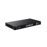 IP-COM Networks - G2220P-16-250W switch Gestionado Gigabit Ethernet (10/100/1000) Energía sobre Ethernet (PoE) Negro
