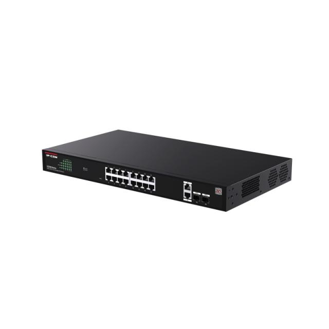 IP-COM Networks - G2220P-16-250W switch Gestionado Gigabit Ethernet (10/100/1000) Energía sobre Ethernet (PoE) Negro