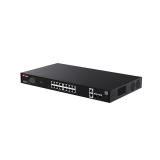 IP-COM Networks - G2220P-16-250W switch Gestionado Gigabit Ethernet (10/100/1000) Energía sobre Ethernet (PoE) Negro