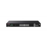 IP-COM Networks - G2220P-16-250W switch Gestionado Gigabit Ethernet (10/100/1000) Energía sobre Ethernet (PoE) Negro