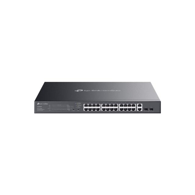 TP-Link - Omada ES228GMP switch Gestionado L2 Gigabit Ethernet (10/100/1000) Energía sobre Ethernet (PoE) Negro