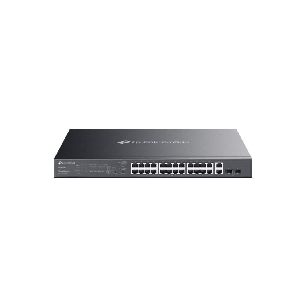 TP-Link - Omada ES228GMP switch Gestionado L2 Gigabit Ethernet (10/100/1000) Energía sobre Ethernet (PoE) Negro