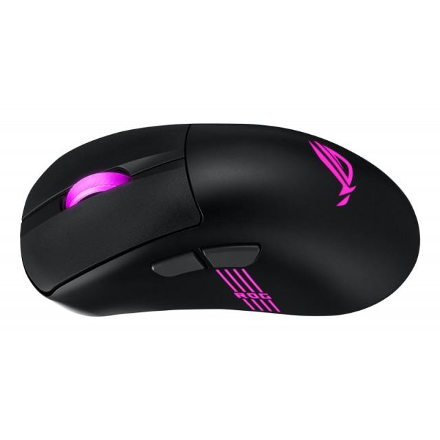 ASUS - ROG Keris II Origin BLK ratón Juego mano derecha RF Wireless + Bluetooth + USB Type-A Óptico 42000 DPI