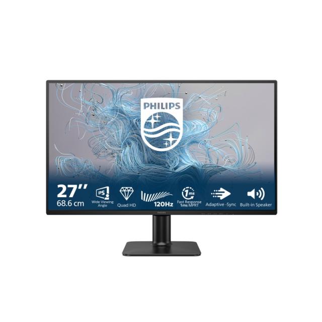 Philips - 2000 series 27E2N2500/00 pantalla para PC 68,6 cm (27") 2560 x 1440 Pixeles Quad HD LCD Negro