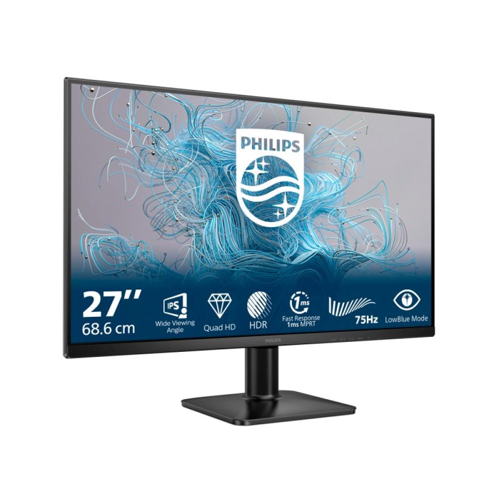 Philips - 1000 series 27E2N1500L/00 pantalla para PC 68,6 cm (27") 2560 x 1440 Pixeles Quad HD LED Negro